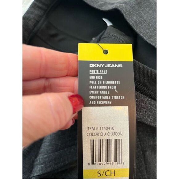 DKNY Buttonless Ponte Pant Trousers NEW NWT - Picture 8 of 8